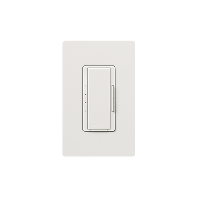Control de pared para velocidad de ventilador de techo, 4 velocidades silenciosas más apagado, 120 V y 2 A, inalámbrico Clear Connect, para sistema RadioRA 2