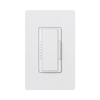 Atenuador de pared Maestro RF PRO de 120 V, 250 W en LED o 500 W incandescente, fase seleccionable y neutro opcional, para RadioRA 2, RA2 Select y RadioRA 3