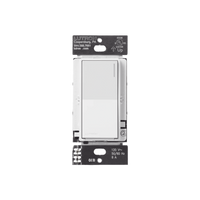 Apagador auxiliar Sunnata de pared para control de 3 vías o escalera, 120 V, compañero cableado del apagador principal del sistema RadioRA 3, color blanco brillante (White)