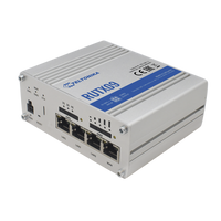 Router Industrial LTE 4.5G Cat 6 / 300 Mbps / 4 Puertos Gigabit / Doble SIM / GNSS / PoE / -40°C a 75°C