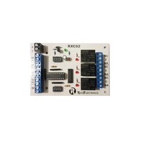 Tarjeta para control de Esclusas para 2 puertas con temporizador en desbloqueo y bloqueo/ entrada para botón de emergencia/ salida de emergencia/