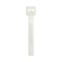 Cincho de Nylon 6.6 StrongHold™, 250mm largo x 4.8mm ancho, Color Natural, Plenum, Paquete de 100pz