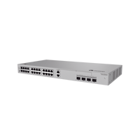 Switch Gigabit Administrable PoE Capa 3 / 24 Puertos 10/100/1000 Mbps (22 PoE) / 2 Puertos 2.5GE (PoE) combo 2 Puertos SFP 2.5GE /2 Puertos SFP+ 10GE / 400W / PoE Perpetuo / iStack / Administración Nube Gratis