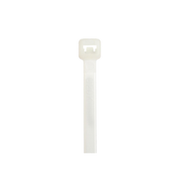 Cincho STRONGHOLD, 160 mm largo x  4.8 mm ancho, Tensión 50 lb (222 N) Naylon 6.6 Color Natural, Paquete de 1000 Piezas