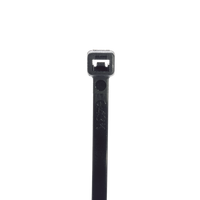 Cincho de Nylon 6.6 StrongHold™, 188mm largo x 4.8mm ancho, Color Negro, Exterior Resistente a Rayos UV, Paquete de 1000pz
