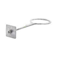 Ancla con Aro, largo: 40 cm. de 1/2" de espesor para Losa o Pared. Galvanizado por Inmersión.