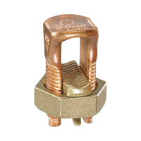 Conector Mecánico de Puesta a Tierra, de Cobre, Para Cables de Calibre 4 a 1/0 AWG