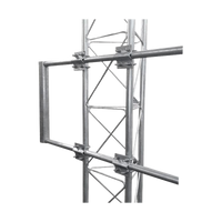 Brazo Uso Rudo para Torre STZ Galvanizado por Inmersión en Caliente de 170 x 60 cm Tubo 2" Ced 30.