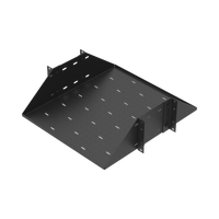 Charola para Soportar Equipos en Rack de 19", Profundidad Ajustable hasta 484 mm. 150 Kg  de Carga, Compatible con Racks de Doble Perforación, 3U