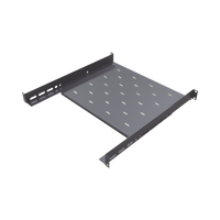 Charola para Gabinetes y Racks de Pared de 4 puntos de Fijación, Profundidad Ajustable de 347 a 489 mm
