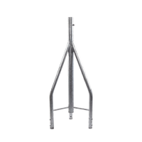 Tramo de Remate (Copete) para Tramo STZ-35G Galvanizado por Inmersión en Caliente con Opresores para Pararrayo.
