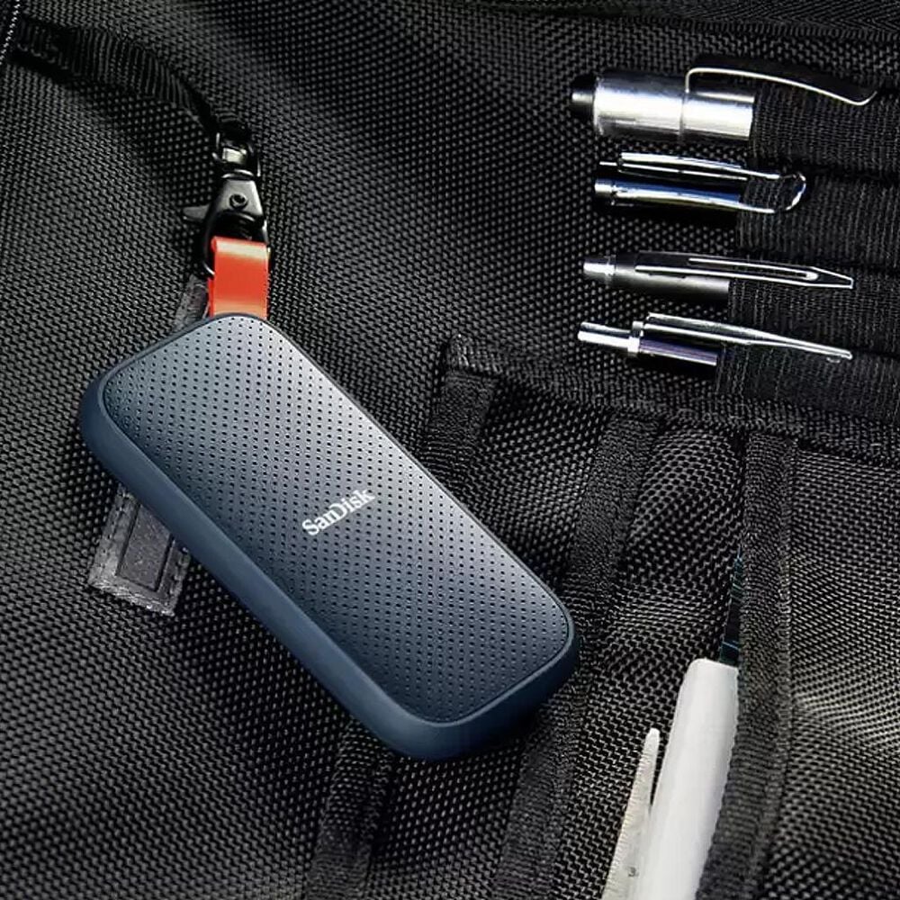 Sandisk SSD Externo Portable 2TB USB-C 3.2 Lect 520mbs Color Negro