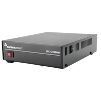 Fuente de poder 13.8V, 19A, conmutada con circuito cargador de baterías.