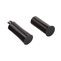 Contacto Magnético de Empotrar para Puertas y Ventanas / GAP 19 mm / Color Café / 12VCC
