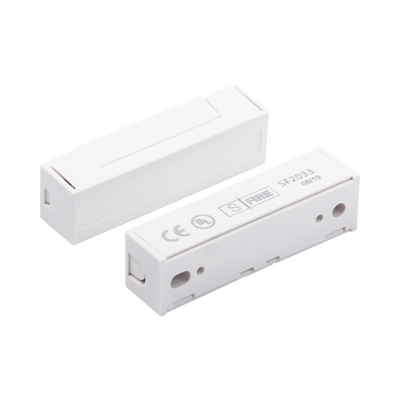 Contacto Magnético para Puertas y Ventanas / GAP 30 mm (1.18 in) / Blanco / Switch NC / 12 VCC