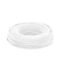 Bobina de 100 Metros (328.08 Pies) / Cable de CCA / 4 x 22 AWG / Tipo Aluminio Revestido de Cobre / Aplicaciones en Alarmas de Intrusión / Automatización