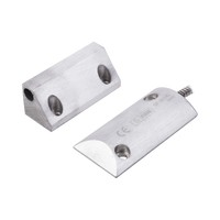 Contacto Magnético para Piso Uso Rudo / Salida Dual NC/NA / GAP 65 mm (2.5 in) / Aluminio / Cable Blindado 55 cm / UL & CE