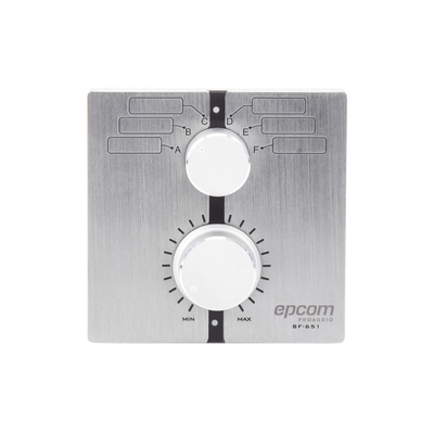 Control de  Volumen Remoto con Selector de Canales | Compatible con Amplificador SF2240UC - SF4240UC