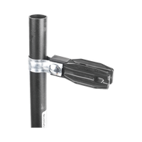 Aislador de Paso o Esquina con Abrazadera / 1 Pulgada (25 mm) / Resina Virgen 100% / Anti-Arqueo / Acero Galvanizado / Tubería de Malla Ciclónica