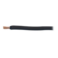 Cable Eléctrico de Cobre Recubierto THW-LS Calibre 6 AWG 19 Hilos Color Negro (100 metros)