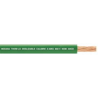 Cable Eléctrico de Cobre Recubierto THW-LS Calibre 14 AWG 19 Hilos Color Verde (100 Metros (328.08 Pies))
