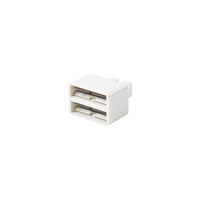Clip de Puente, Para Uso con Regletas S66 de Siemon, de 1 Par, Color Blanco