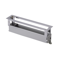 Caja Para Instalación en Escritorio para Voz, Datos o Contactos Eléctricos / Capacidad para 6 Módulos / Salida de Cables Posterior / Los Módulos se Adquieren Aparte / (KFC136/14CY)