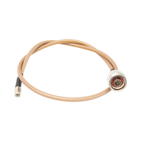 Jumper con Cable LP142 de 60 cm (23.62 Pulgadas), con Conectores N Macho a SMA Macho (Hasta 8 GHz).