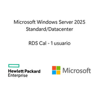 Sistema Operativo Hewlett Packard Enterprise LTU de Microsoft Windows Server 2025 con servicio de escritorio remoto 1 usuario CAL