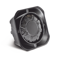 Bocina Compacta de Uso Rudo, 100 Watts de Potencia, Ideal Para Vehículos de Encubierto, Montaje Universal, 11 Ohms de Impedancia