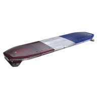 Barra de luces de 48", 216 LED, Dual Color, Programable, Rojo/Azul/Ámbar/Claro, Ideal para Equipar Unidades de Seguridad Publica con Domos Rojo, Claro y Azul