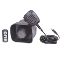 Sirena/Bocina Para Motocicleta de 30 Watts, Incluye Controlador y Microfono