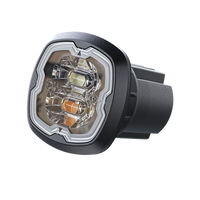Estrobo Empotrable de 6 LED, Claro, Lente Transparente, SAE