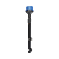 Luz Telescópica para Motocicletas de 8 LED, Azul, Lente Azul, SAE