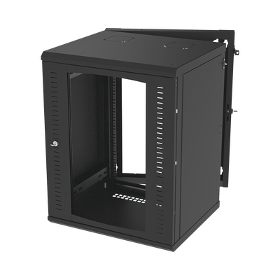 Gabinete Abatible de Pared (Con Marco Trasero) con Rack 19