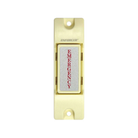 Botón de Emergencia / Botón de Pánico /  Ideal como botón de pánico / Montaje de Superficie / Relevador NC/NO Momentáneo /  Uso con Sirenas y Estrobos / Ideal para Control de Acceso