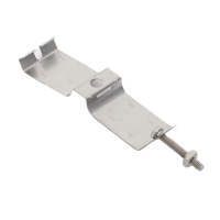 Sujetador de Doble Click para Cable Coaxial de 1 1/4 Pulgadas - Paquete de 10 Piezas