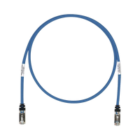 Patch Cord Cat6A, Blindado S/FTP, CM/LS0H, 9.14 Metros (30 Pies), Color Azul