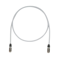 Patch Cord Cat6A, Blindado S/FTP, CM/LS0H, 2.13 Metros (7 Pies), Color Gris