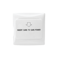 Interruptor de Energía para Hotel / Activación con Tarjeta MIFARE / 110VCA 30A / Compatible M1K y M4K