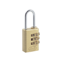 Candado de Latón de Combinación Maletero Programable/ Medida 20 mm / Nivel de seguridad 3 / Discos Programables.