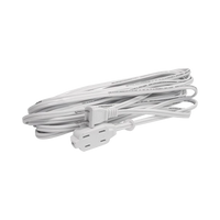 Extensión Eléctrica Doméstica de 8 metros / 127 V CA 8 A Máximo / Color Blanco.
