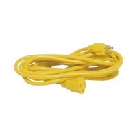 Extensión Eléctrica de Uso Rudo Aterrizada 7.6 metros / 127 V CA 10 A Máximo / Color Amarillo.