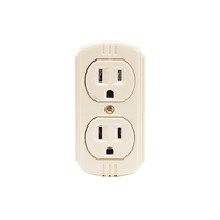 Contacto Dúplex 127 Vca, 15 A Max. Para Sobreponer (Sin perforar la superficie).