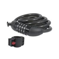 Candado de Cable de Combinación/ Longitud 120 cm / Nivel de seguridad 3/ Discos Programables.