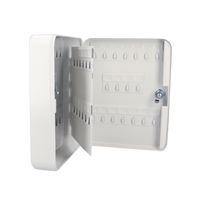 Caja para llaves con capacidad para 60 llaves/ Medidas 200 x 250 x 75 mm  (ancho x alto x profundidad)/ Fabricada en acero/ Cerradura con llave.