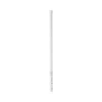 Poste de Esquina de 0.8m para Cerca Electrificada. Tubo Galvanizado cal. 18 de 1"Diam. con Tapón, ideal para 3 Aisladores.