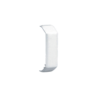 Unión recta de tapa, para uso con canaleta T45, Material PVC Rígido, Color Blanco Mate