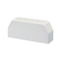 Tapa final, para uso con canaleta T70, Material PVC Rígido, Color Blanco Mate