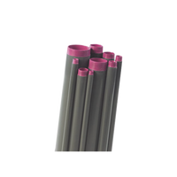 Tubo Conduit  rígido de aluminio de 2” (50.8 mm) con recubrimiento de PVC de 3.05 m con cople.